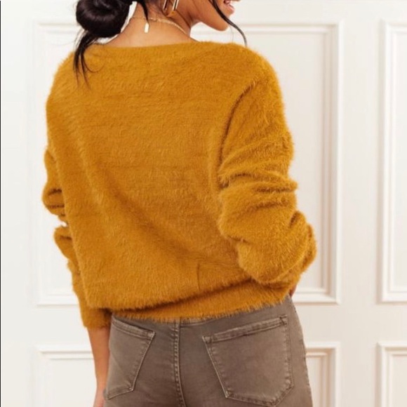 Böhme Brielle Cropped Sweater in Mustard - Picture 3 of 6